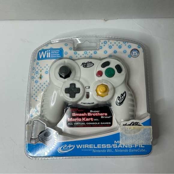 Nintendo GameCube Wii Mad Catz Micro Controller Wireless 2.4ghz Gamepad - - Picture 2 of 7